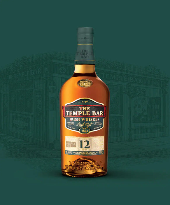 The Temple Bar Irish Whiskey - 12 Year Old Single Malt