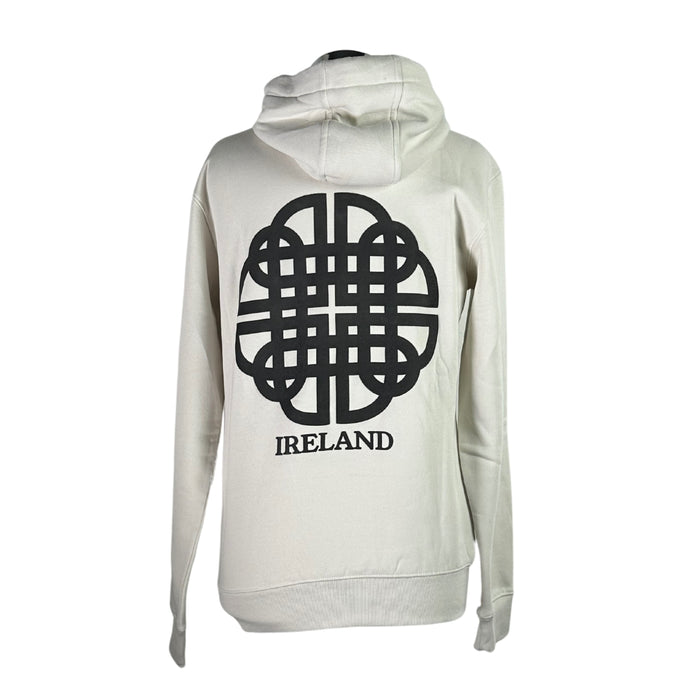 Daraknot Celtic Cross Irish Hoodie - Vanilla