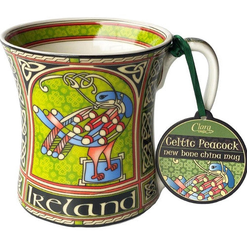Celtic Peacock Mug