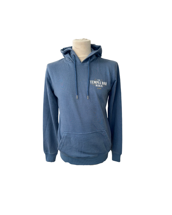 Temple Bar Vintage Classic Washed Blue Hoodie