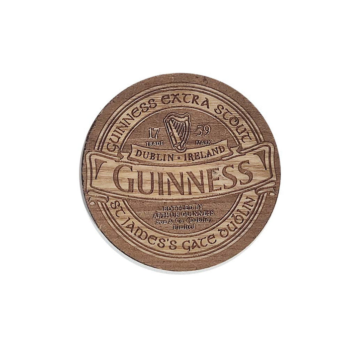 Guinness Wooden Coaster (4 Options)