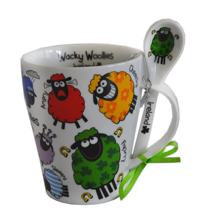 Wacky Woollies, Mug + Spoon