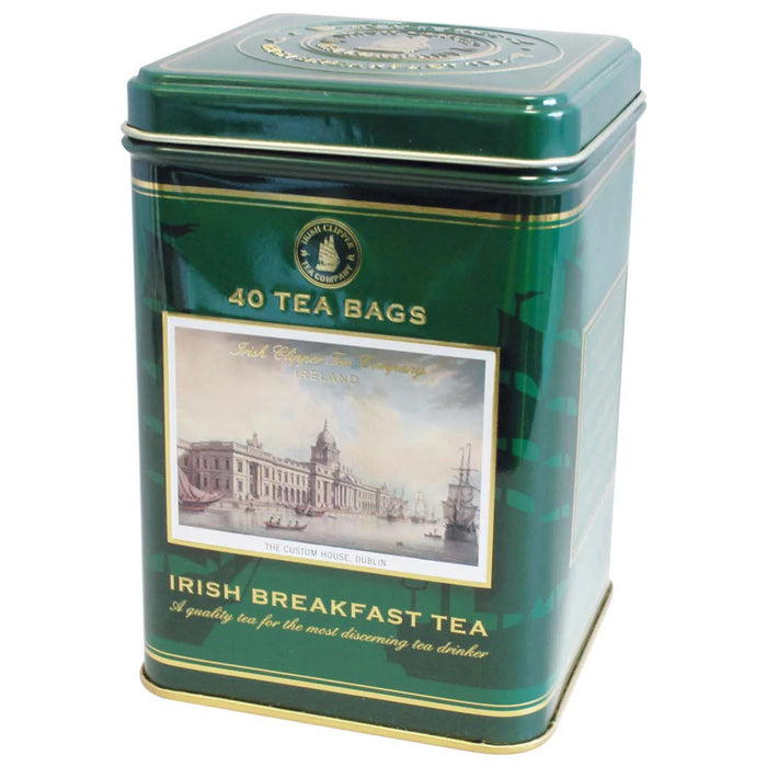 40 Irish Breakfast Teabags, Metal Box