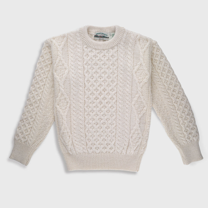 Aran Cable Knit Crew Neck