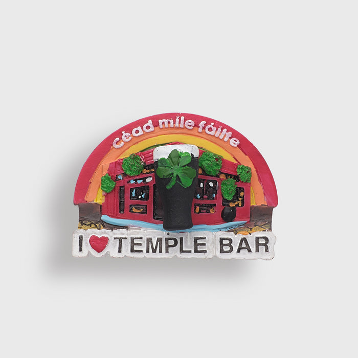 I LOVE Temple Bar Irish Magnet