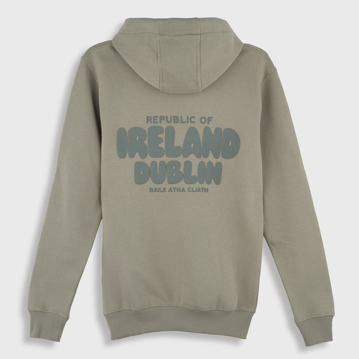 Ireland Groovy Unisex Hoodie Stone