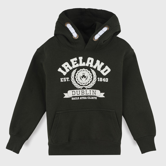 Kids Ireland Laurels 1840 Hoodie Pistachio Green