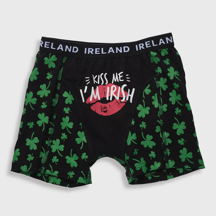 "Kiss Me I'm Irish" Unisex Boxers