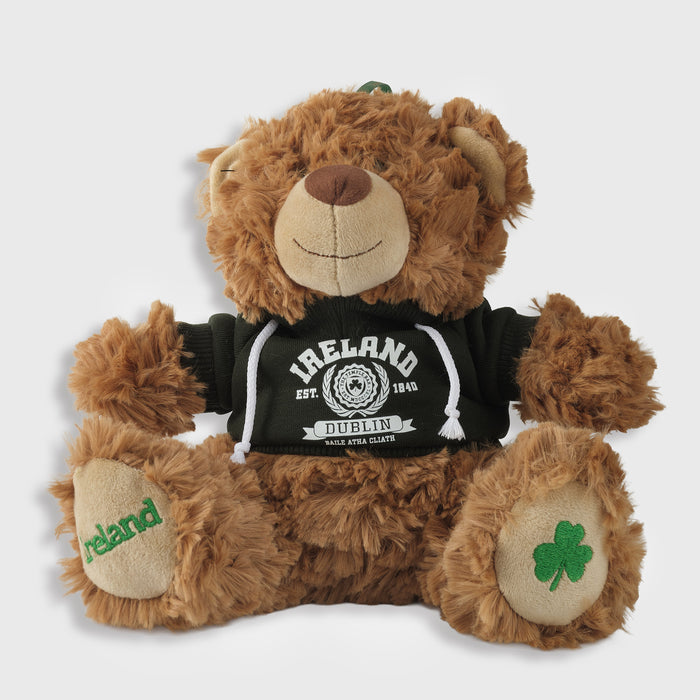 Teddy Bear Green Ireland Hoodie