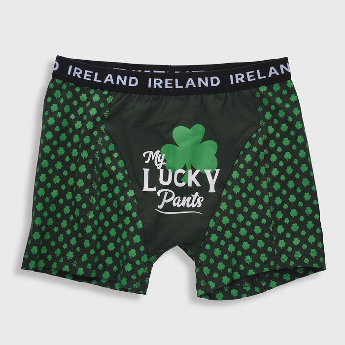 "My Lucky Pants" Unisex Boxers Shamrock Print