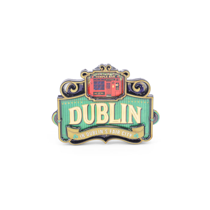 THE TEMPLE BAR VINTAGE - DUBLIN 3D MAGNET