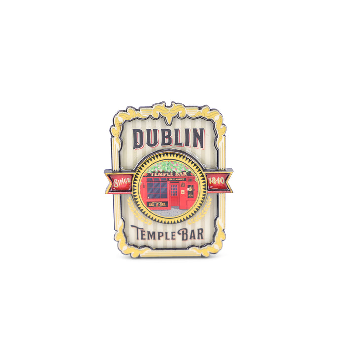 THE TEMPLE BAR VINTAGE - DUBLIN STRIPES MAGNET