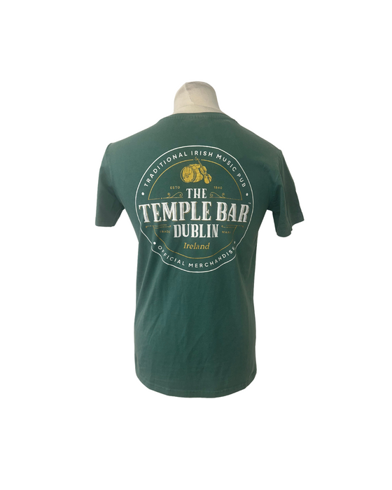 Temple Bar Classic Green Logo T-Shirt