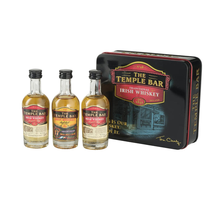 Temple Bar Whiskey Gift Box (3 Mini Whiskeys)