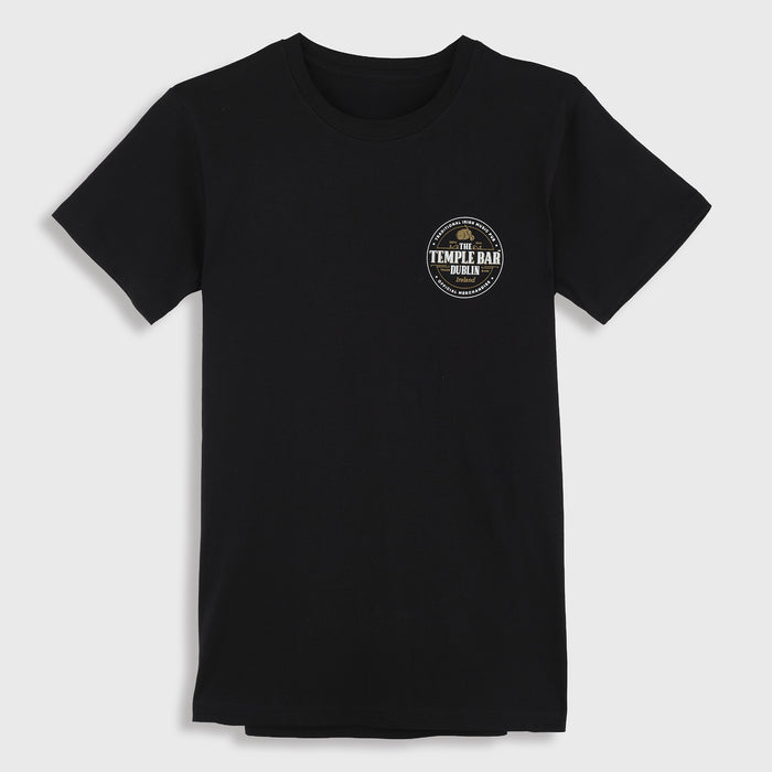 The Temple Bar Dublin F&B Round Unisex T-Shirt