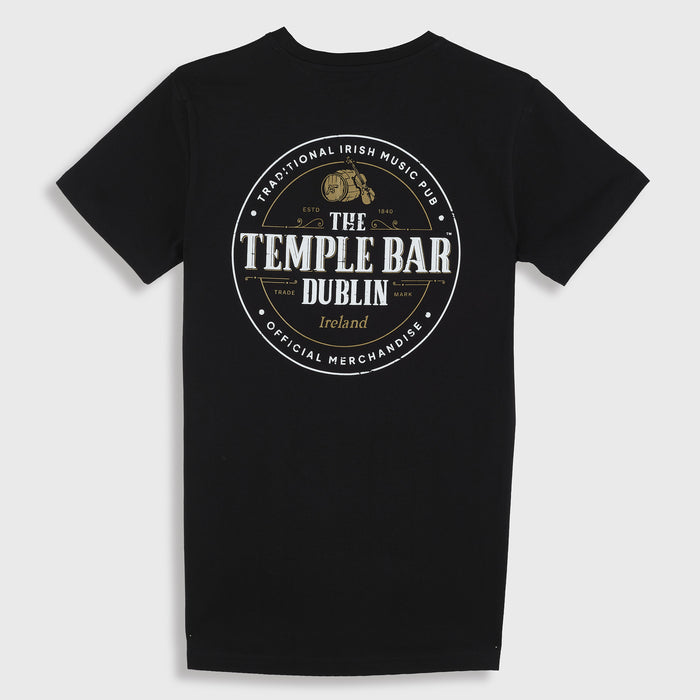 The Temple Bar Dublin F&B Round Unisex T-Shirt