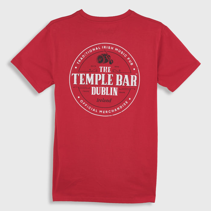 The Temple Bar Dublin F&B Round Unisex T-Shirt