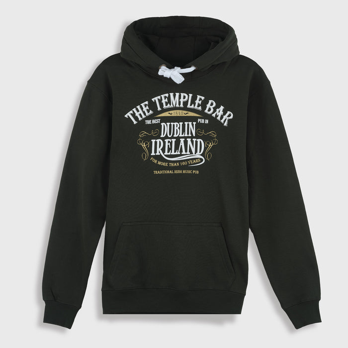 The Temple Bar Pub Hoodie Forest Green