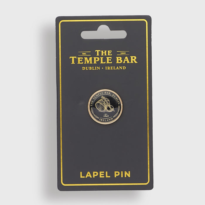The Temple Bar Collection Black Lapel Pin