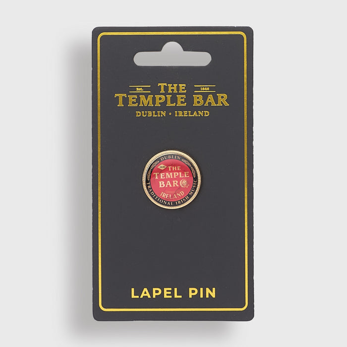 The Temple Bar Collection Red Lapel Pin