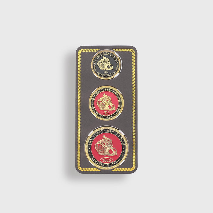 The Temple Bar Limited Edition Set of 3 Collector Coins
