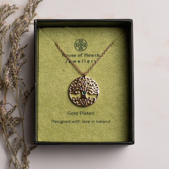 Tree of Life Pendant Gold Plated - 1867