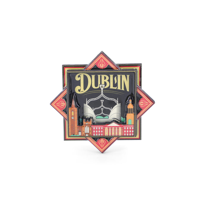VINTAGE - DUBLIN HA'PENNY BRIDGE BLACK MAGNET