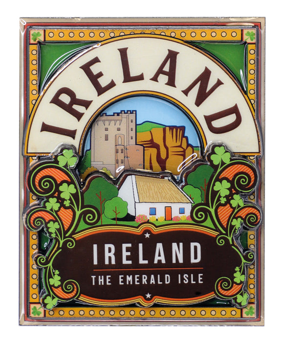 VINTAGE IRISH COTTAGE MAGNET