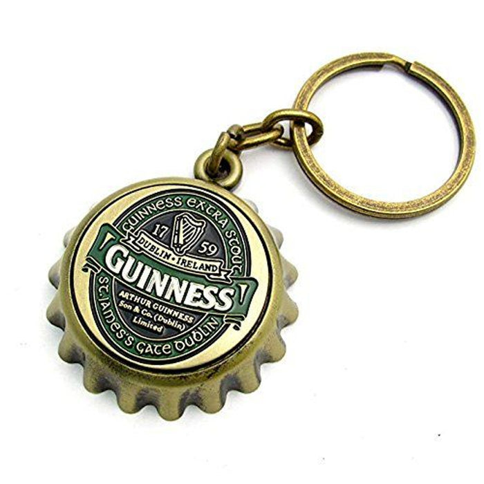 Guinness Cap Bottle Opener, Keyring