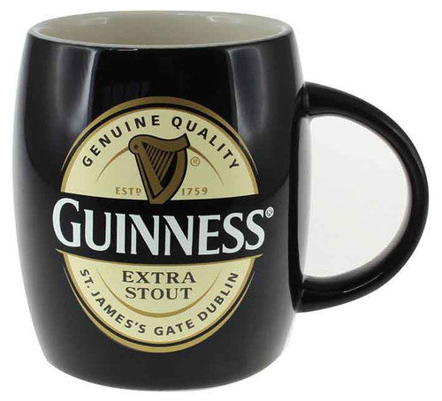 Guinness Label, Barrel Shaped Mug