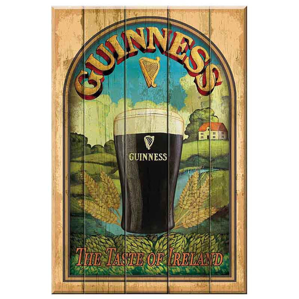 Guinness Nostalgic Wooden Signs — The Temple Bar Pub