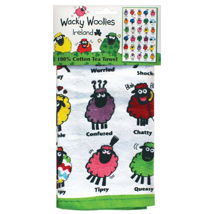 Wacky Woollies, Tea Towel