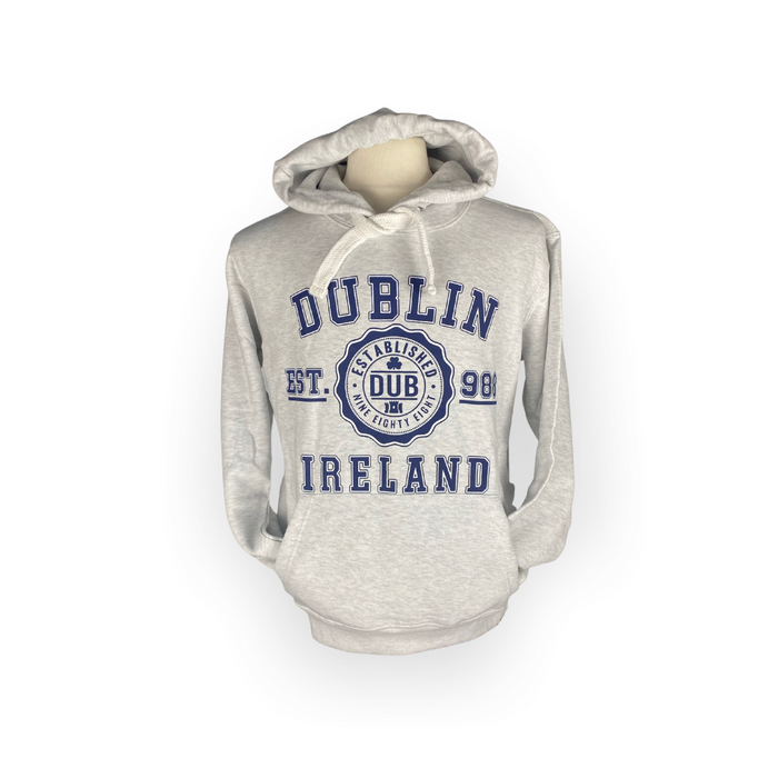 Dublin Stamp Hoodie - Grey